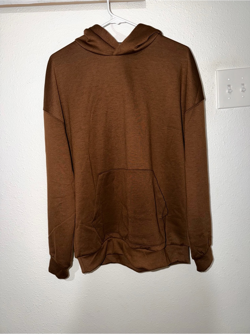 Zenana Outfitters Super Soft Scuba Fabric Hooded Pullover NWOT Oversized S/M
